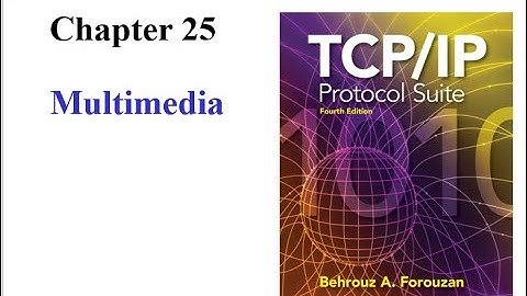 Computer Networks IV BTech I Sem Multimedia Part 1