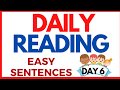 DAILY READING EASY SENTENCES for CHILDREN   -----DAY 6-----   with "I go" and Name of Places