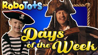 DAYS of the WEEK SONG 🎵 RoboTots KIDS Songs Playlist - English Songs