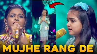 Mujhe Rang De Pihu Sharma X Arunita Performance & Dance Reaction Superstar Singer 3