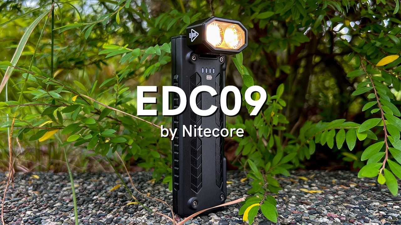Nitecore EDC09 - Ultra versatile adjustable angle flashlight - YouTube