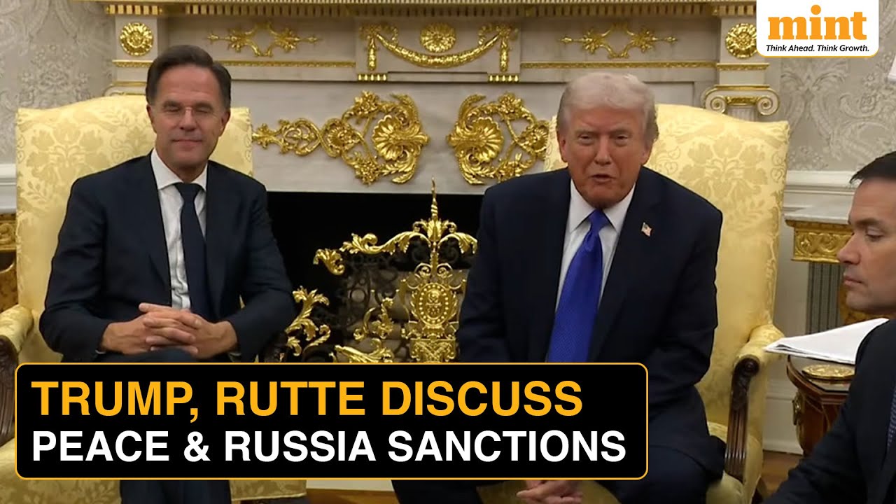 Трамп и Рютте обсуждают мирные усилия на Украине на фоне жестких санкций США против российских не...