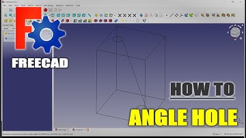 FreeCAD Hoe een schuin gat te maken