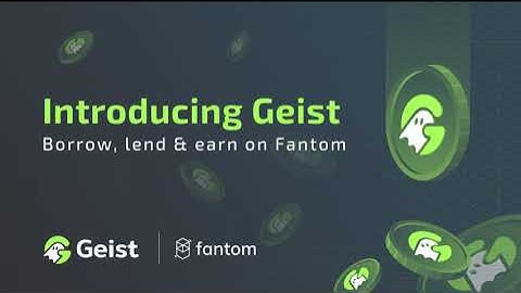 Geist Finance - A non custodial lending protocol on Fantom