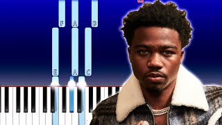 Perfect Time - Roddy Ricch (Piano Tutorial)