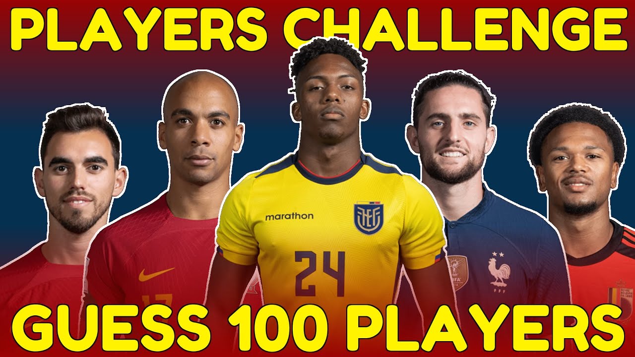 Guess FOOTBALL PLAYERS in 3 Seconds 100 FOOTBALL PLAYERS Ultimate