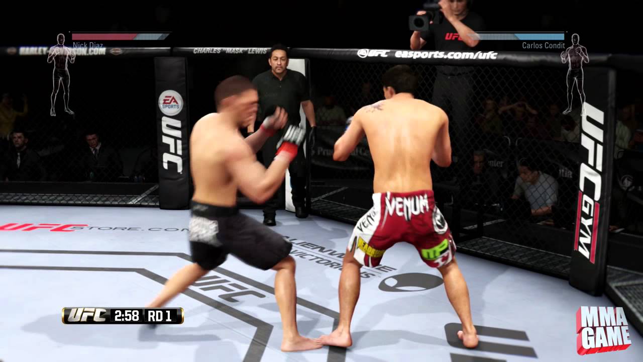 EA Sports UFC - NIck Diaz Online Gameplay Commentary