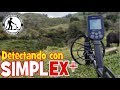 Detector de metales Simplex trabajando Sin Discriminación en español, detector de metales y tesoros