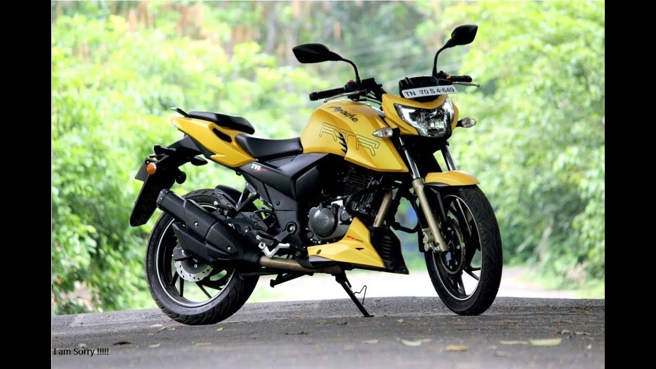 Rtr 160 4v Apache Bike Yellow Colour Price Apache 160 Old Model