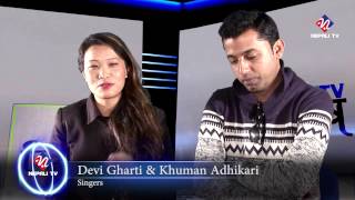 Devi Gharti and Khuman Adhikari on NTV Bisesh with Dhruba Raj Aryal (on HD)