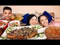 تحدى طاجن الفريك🍲 باللحم🥩 مع الممباروحلويات المدبح الطعم خرج من نفوخى👩‍👦‍👦