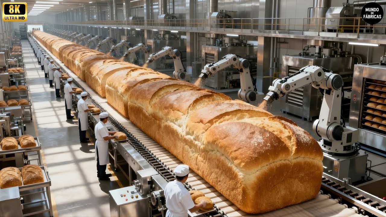 Dentro de una fábrica de pan moderna: Del grano de trigo al pan ...
