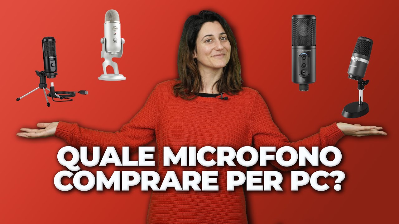 Microfono per PC: quale comprare, come scegliere il migliore per streaming