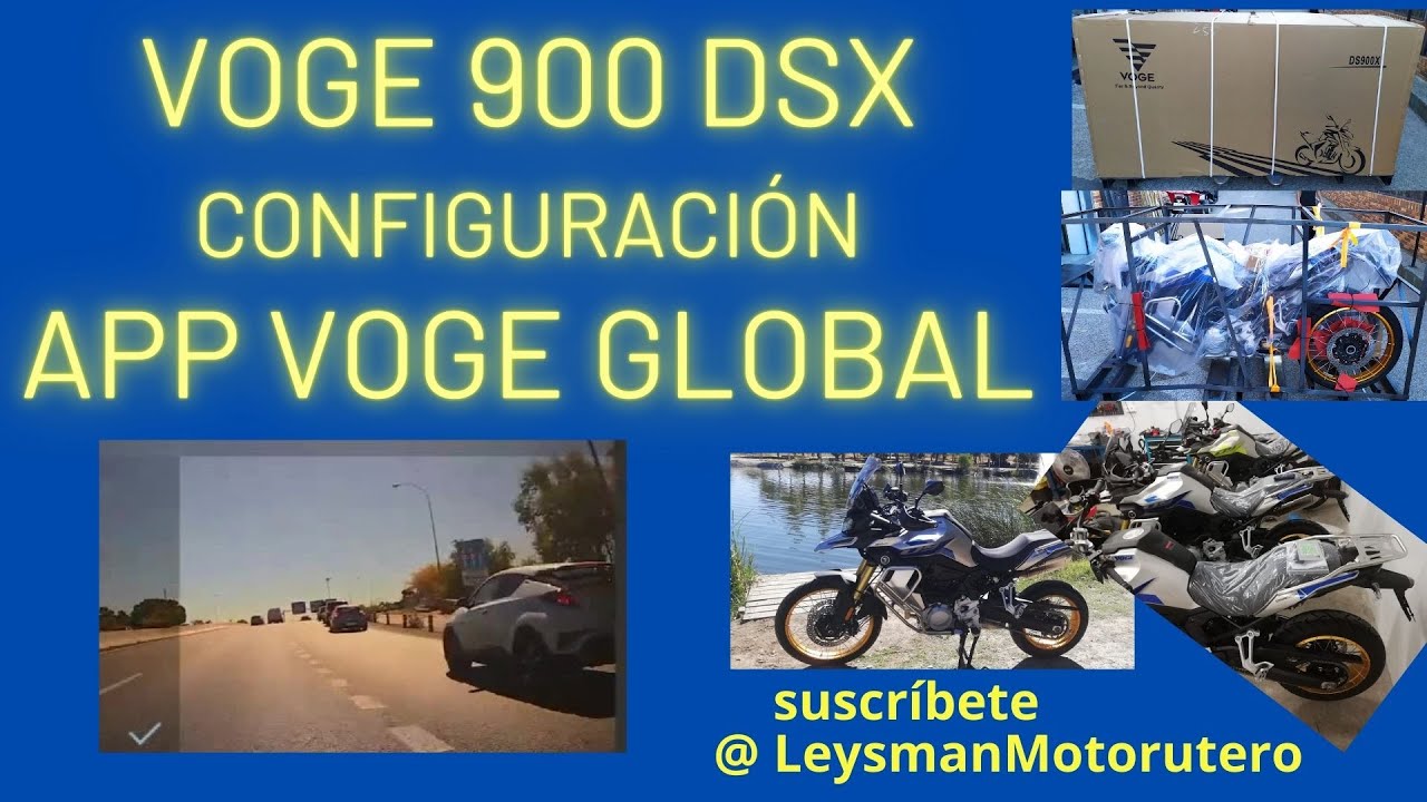CONFIGURACIÓN CAMARA WiFi y BLUETOOTH VOGE 900 DSX con APP Voge Global