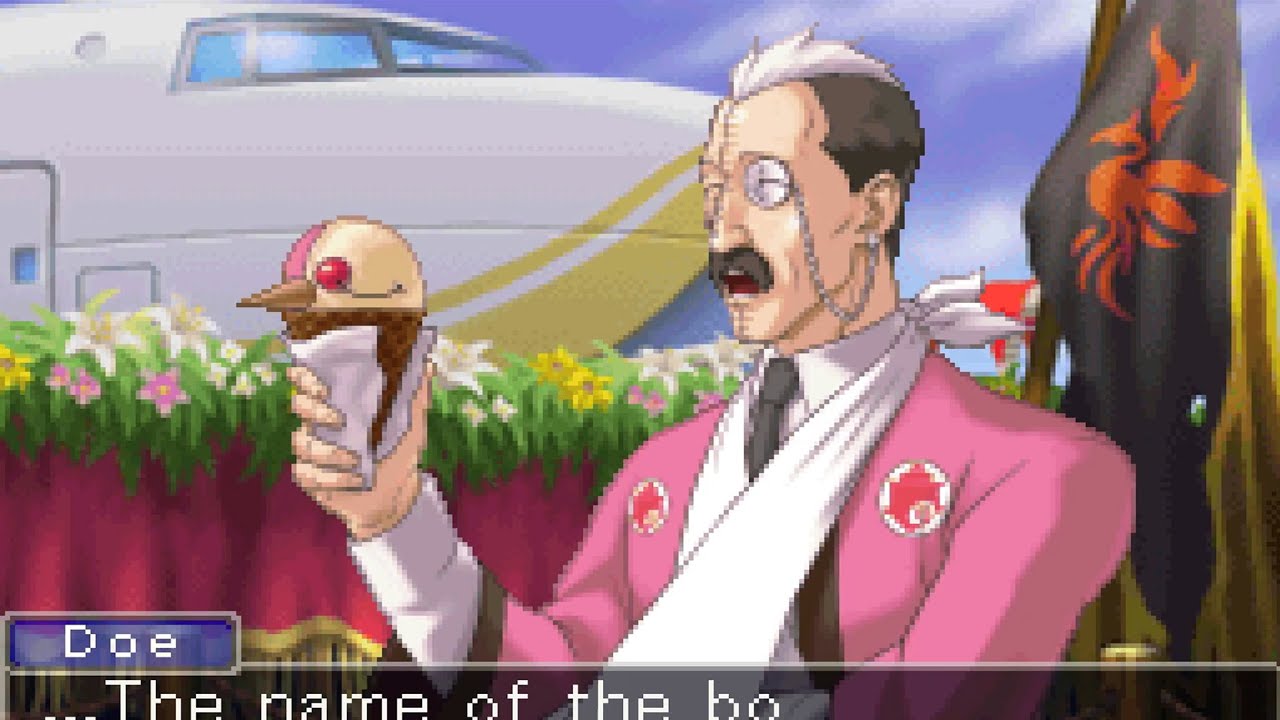 Every time the pursuit theme plays in Ace Attorney Investigations 2: Miles Edgeworth