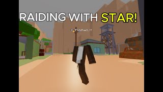 ⭐Raiding With STAR In  Hood Modded!⭐