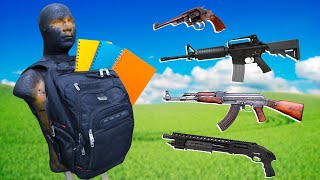 TESTE: uma MOCHILA cheia de CADERNOS para um TIRO?