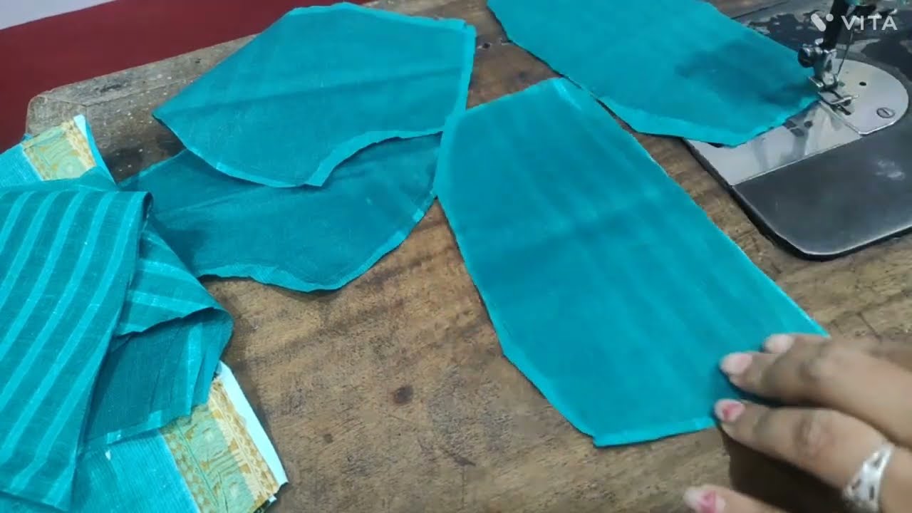 ଆସନ୍ତୁ ଜାଣିବା ବ୍ଲାଉଜ୍ ରେ ଅସ୍ତ୍ର ସେଟିଂ କେମିତି ହୁଏ // laining Atach For Blouse # Doble cotori blouse 