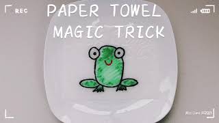 Paper Towel Magic Trick ✨ “Children see magic because they look for it.”