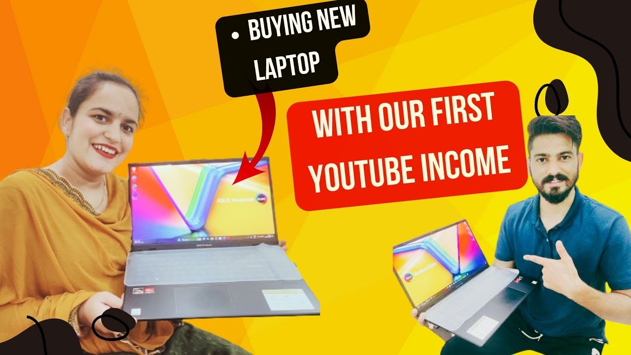 || buying new laptop with first You Tube income 🤩🤩 || - YouTube