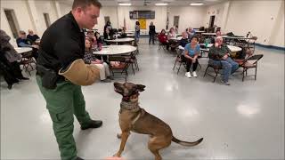 Gloucester Township Police: K-9 Ace Demonstration At Citizens Police Academy 3-2024