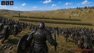 Orc Numbers Against Elven Skill — Open Field Battle | Bannerlord LOTR