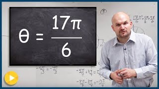 How to find two coterminal angles for a large angle in radians