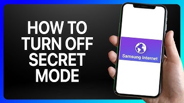 How To Turn Off Secret Mode On Samsung Internet Tutorial
