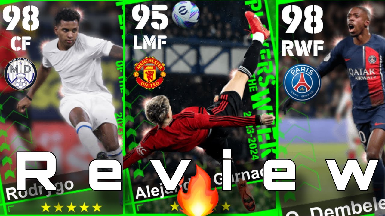 Reviewing Everyone: 98 RODRYGO, 98 DEMBELE, 95 GARNACHO 📈 | eFootball 2024