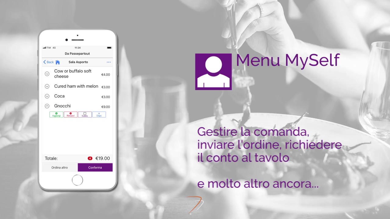 Passepartout Menu Myself L App Per Il Self Ordering Workgroup Youtube