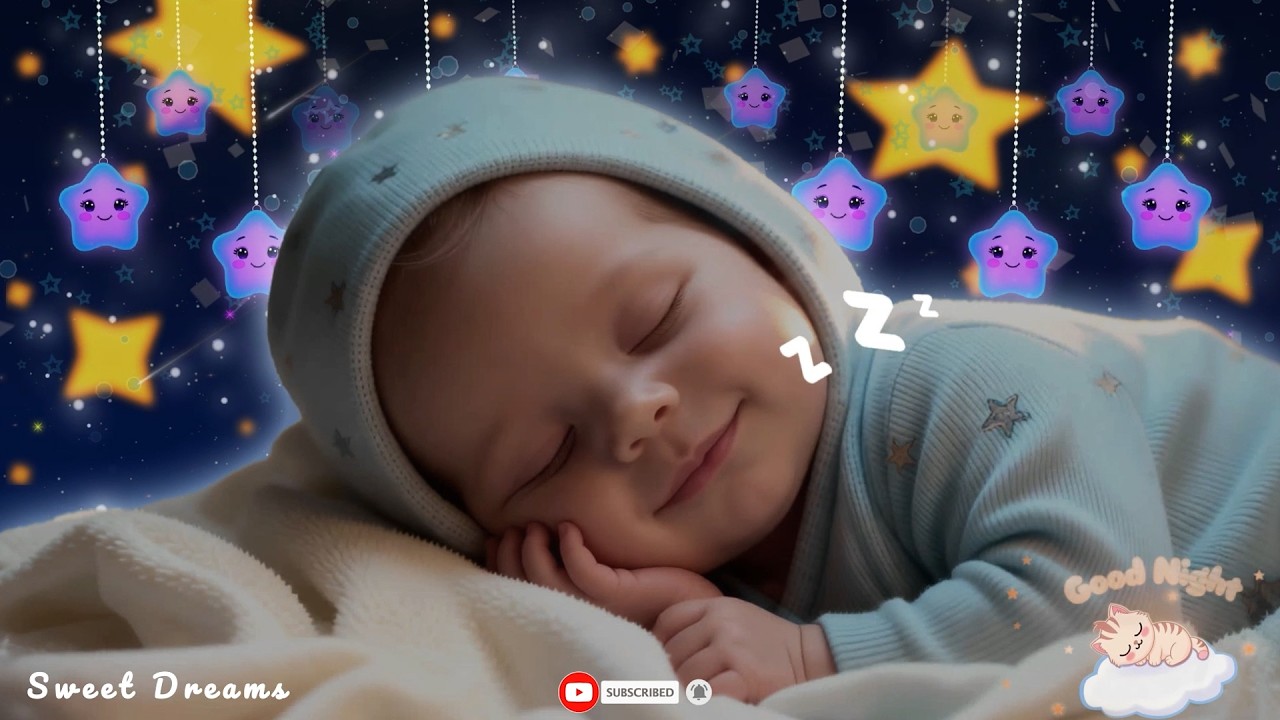 Gentle Baby Sleep Music | Mozart Brahms Lullaby for Relaxing Sleep ✨ Soothing Baby Sleep Music #142