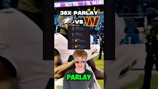 🔥🏈 COMMANDERS VS EAGLES PARLAY🏈🔥#nfl #nflpickstoday #nflparlaypicks #eaglesfootball #commanders