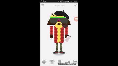 How to make Android character with Google androidify