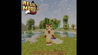 Free to Download 3D Animated Pride Lion Minecraft Player Model for Minecraft CPM