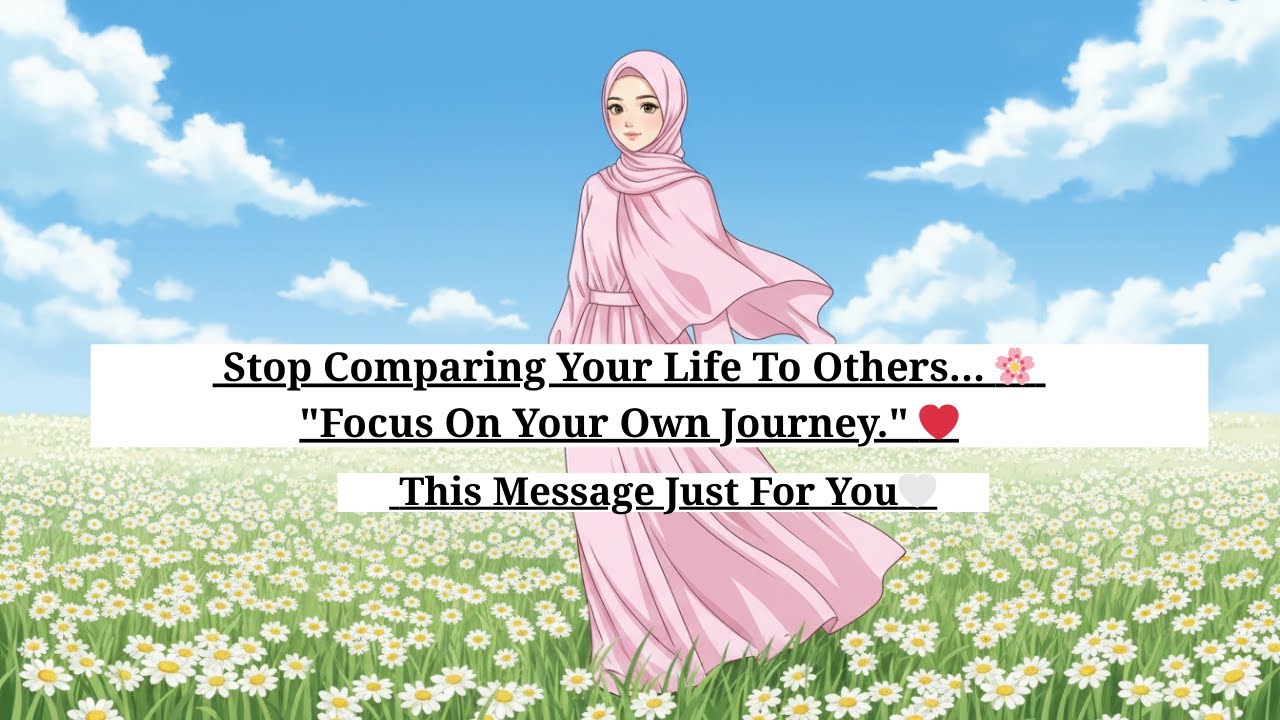 Stop Comparing Your Life To Others... 🌸Social Media Is A Lie. Focus On Your Journey. | Noore Hidayat