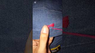 Easy Bow Flower Design on Jeans Paint with Anchor Thread | Simple Hand Embroidery Tutorial