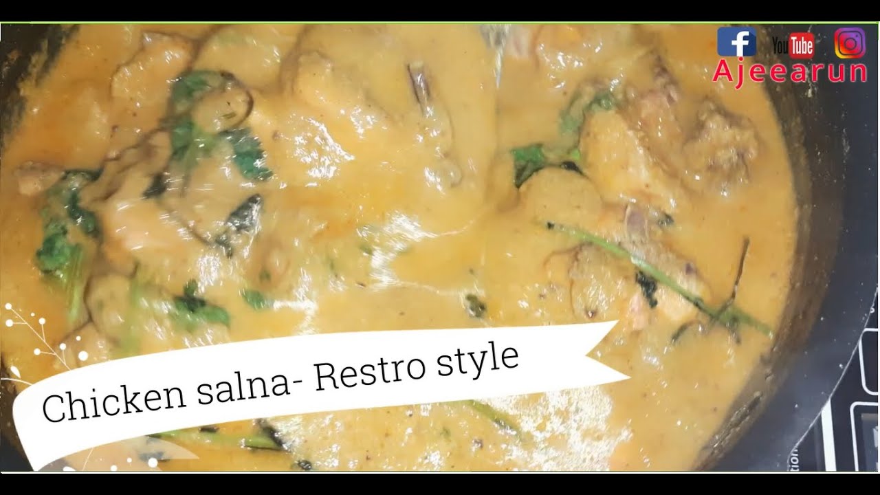 Chicken salna | Restro style | Ajeearun