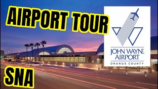 John Wayne Airport, Orange County SNA airport walking tour