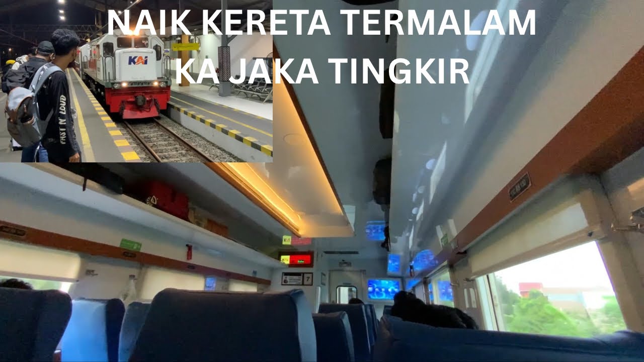 NAIK KERETA PENUTUP JALUR SOLO - JAKARTA (Trip Naik KA Jaka Tingkir)