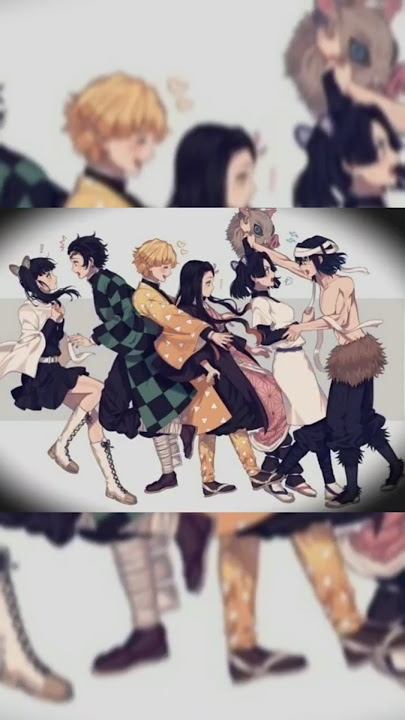 Inosuke x aoi, zenitsu x nezuko, tanjiro x kanao ❤️✨ #demonslayer #kny #anime #edit #trending #short