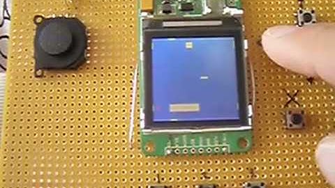 Part 2-Multi-prupose/Gaming device with PIC using Nokia LCD