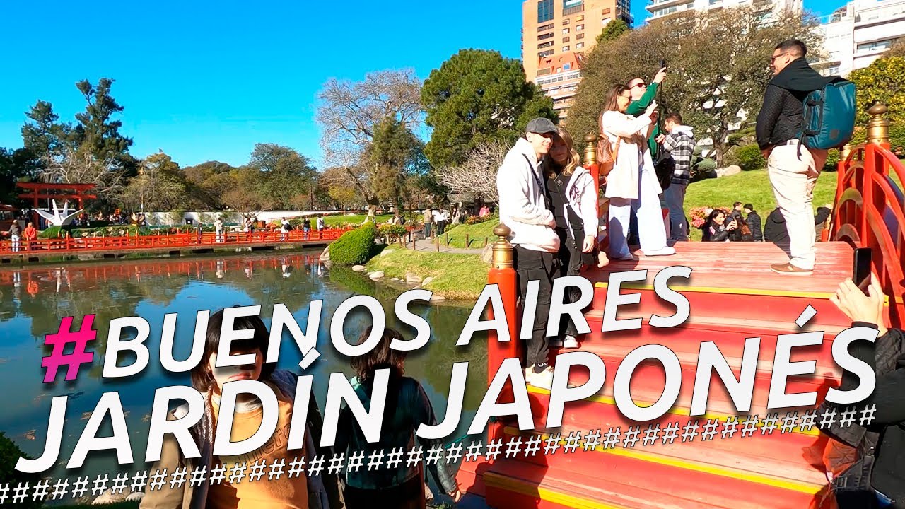 Recorriendo EL JARDÍN JAPONÉS I CIUDAD de BUENOS AIRES I ARGENTINA I 4K Walking Tour VLOG