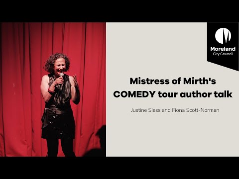 Mistress of Mirth's COMEDY tour author talk