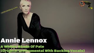 Annie Lennox  A Whiter Shade Of Pale original Instrumental With Backing Vocals