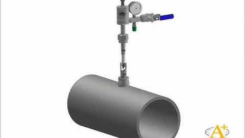 Sampling probe with regulator GENIE GPR