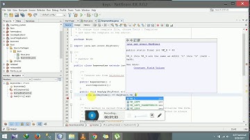 how to use  key events