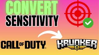 How to Convert Call of Duty Sensitivity to Krunker screenshot 2