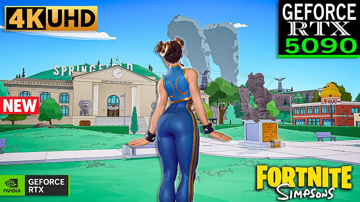 Fortnite *NEW* SIMPSONS SEASON is INSANE | RTX 5090 4K MAX Settings + RTX ON #fortnite