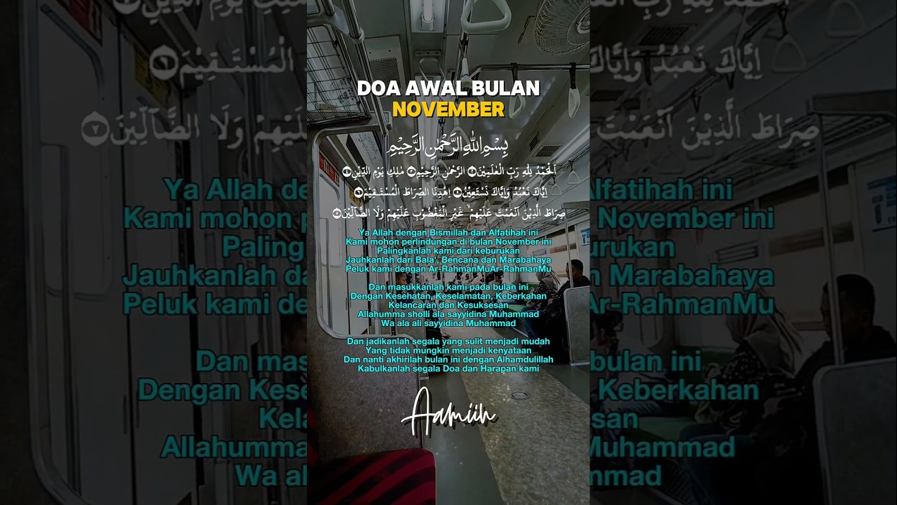 Doa Awal Bulan November #shortviral #doa