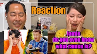 Jamie Oliver ALMOST Made Ramen / Japanese bilingual Reaction / English version.